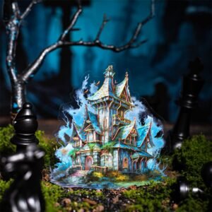 abandoned castle series gothic dark castle diy landscaping pet sticker 10