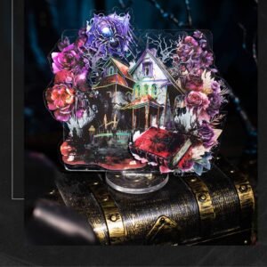 abandoned castle series gothic dark castle diy landscaping pet sticker 14