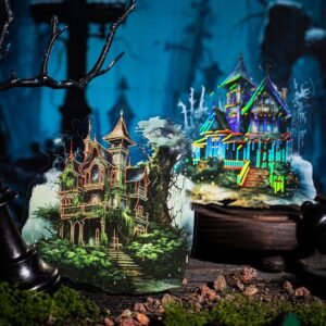 abandoned castle series gothic dark castle diy landscaping pet sticker 18