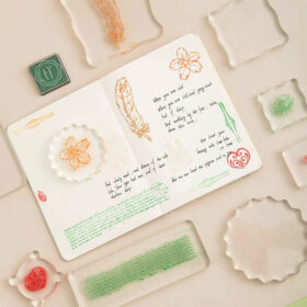 Acrylic Stamping Block with Positioning Tool