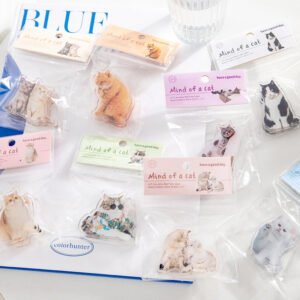 Adorable Cat Acrylic Clips adorable cat acrylic clips a