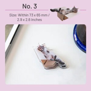 Adorable Cat Acrylic Clips adorable cat acrylic clips sku 3