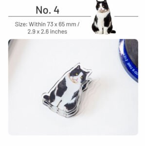 Adorable Cat Acrylic Clips adorable cat acrylic clips sku 4