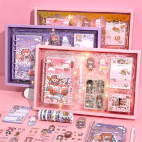 Adorable Girl's Transparent Gift Box Set