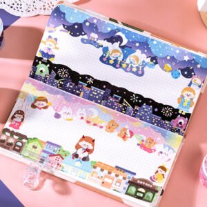 Cute Cartoon Landscaping Washi Tape advertising diary landscaping tape b3