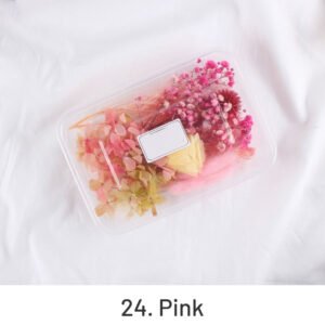air dried real flower boxed preserved floral material pack sku 24