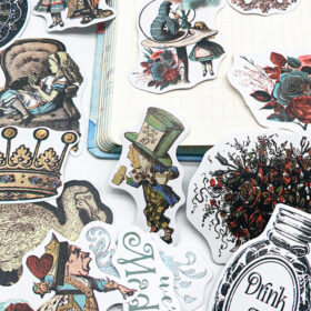 Alice In Wonderland Creative Retro Weird Stickers
