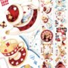 Alice in Wonderland Rabbit Full Roll Clear Transparent Tape Sticker