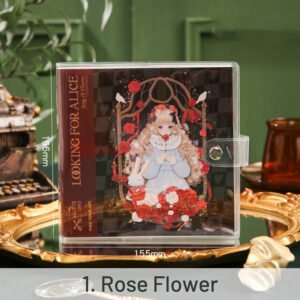 alice in wonderland square pvc journal notebook sku 1