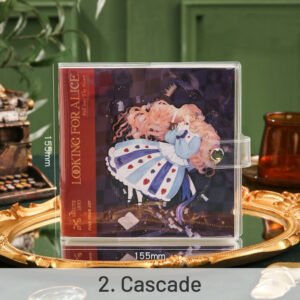 alice in wonderland square pvc journal notebook sku 2