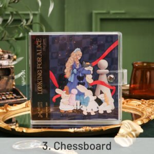 alice in wonderland square pvc journal notebook sku 3