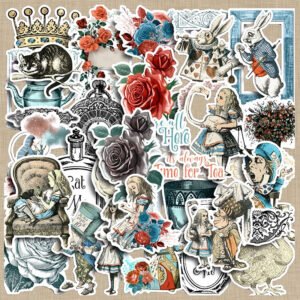 Alice in Wonderland-themed Decorative Stickers