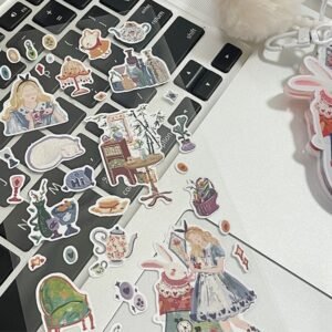 alice rabbit stickers 3