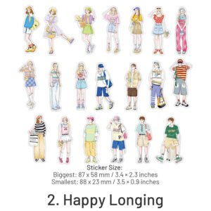 all i see is you korean style character sticker pack sku 2