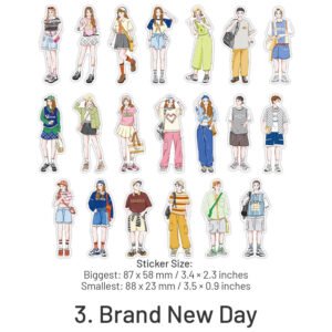 all i see is you korean style character sticker pack sku 3