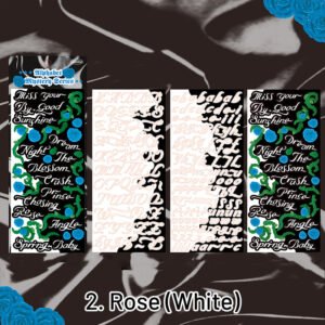alphabet secret original english rose decorative sticker sku 2