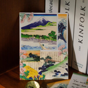 An Art Museum Artistic Vintage Scrapbook Paper Pad Side View -