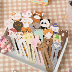 Cat and Animal City Cartoon Mini Scale Bookmark Pack