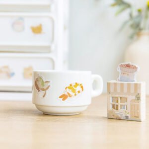 animal theme stickers pig bird cat bear cat penguin b2