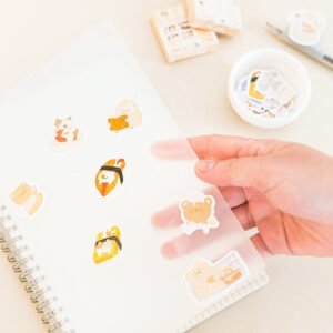 animal theme stickers pig bird cat bear cat penguin b4