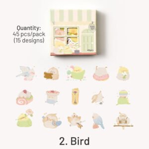 animal theme stickers pig bird cat bear cat penguin sku 2