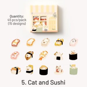 animal theme stickers pig bird cat bear cat penguin sku 5