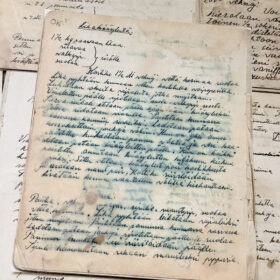 Antique European Script Letters Correspondence Junk Journal Paper