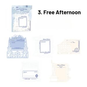 around the world series vintage hollow note cards15