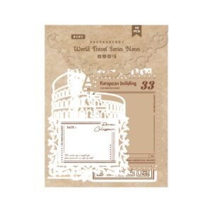 around the world series vintage hollow note cards5