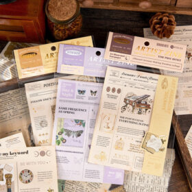 Art Magazine Pictorial Paper -  Words, Flowers, Sculptures, Piano