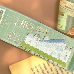 artistic childhood fruit bread hot stamping washi tape c2