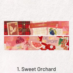 artistic childhood fruit bread hot stamping washi tape sku 1