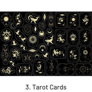 artistic constellation girl cold stamping washi sticker sku 3