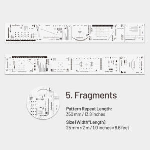artistic film pet decorative tape sku 5