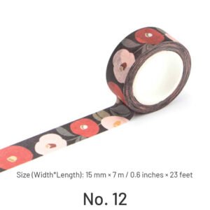 Artistic Japanese Motif Washi Tape artistic japanese motif washi tape sku 12