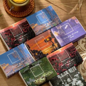 Artistic Landscape Photo Clear Transparent Stickers