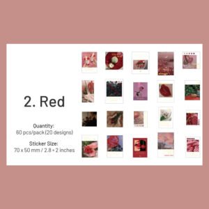 artistic landscape photo pet stickers sku 2