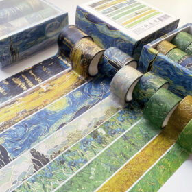 Artistic Van Gogh Oil Painting Washi Tape Set