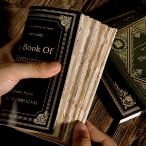 attic library series vintage trace book page decorative paper c