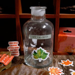 autumn leaf adhesive stickers b4