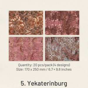 Baroque Relics SeriesVintage Scrapbook Paper baroque relics seriesvintage scrapbook paper sku 5