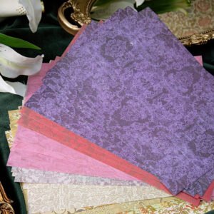 baroque style large floral background paper b4