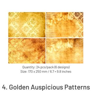 baroque style large floral background paper sku 4