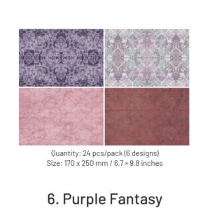 baroque style large floral background paper sku 6