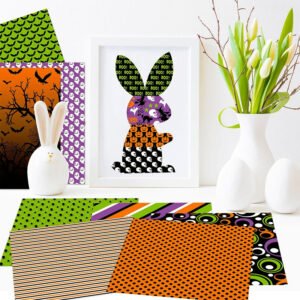 basic halloween decorative scrapbook paper b