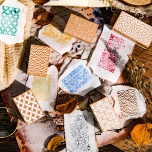 beautiful pattern series wooden seals3