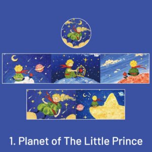beautiful things the little prince oil painting washi tape sku 1