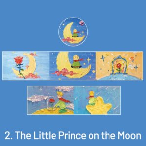 beautiful things the little prince oil painting washi tape sku 2