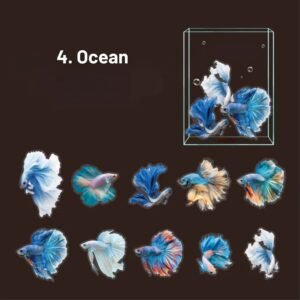 betta series ocean material decorative stickers95
