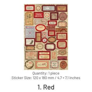 bill collection series self adhesive journal stickers sku 1